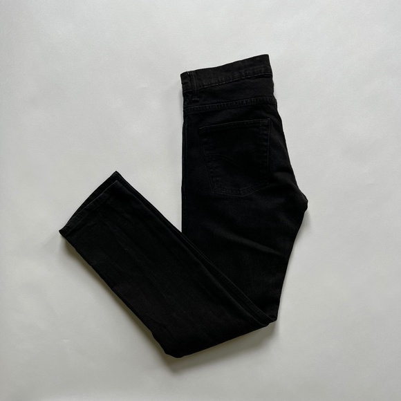 Levi 511 Youth Slim Fit Black Denim Jeans, Size 18 Regular - Picture 8 of 9